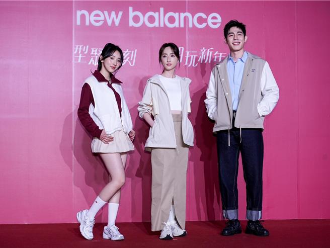 李沐、柯佳嬿、詹怀云一起出席运动品牌新年活动。（罗永铭摄）