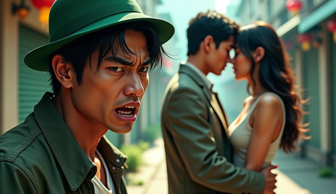 台北市一名男子阿德（化名）因与妻子小美（化名）新婚后，参加婚礼的友人阿勇（化名）因遭追债，他好心收留，却遭到背叛，阿勇竟与妻子小美发生不伦，让他戴绿帽。（示意图、与本案无关／AI生成）