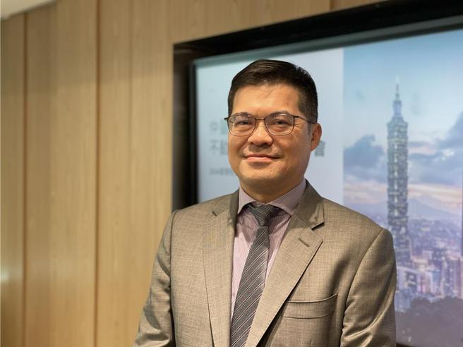 侯文信今(9)日表示，若辉达海外总部将正式进驻台北，将可望吸引更多的国际人才进驻台湾。图／蔡惠芳