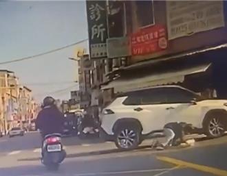 台南休旅車駕駛「鬼遮眼」？ 左轉直撞8旬阿公