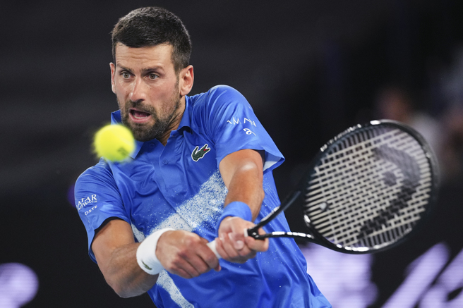 塞尔维亚职业网球球星乔柯维奇。（图／美联社）