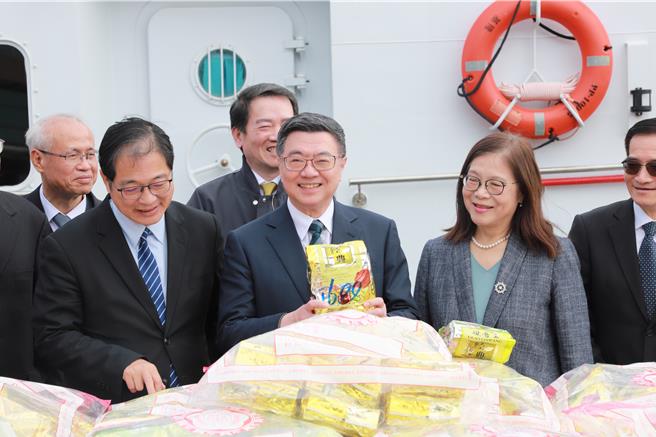 卓荣泰肯定缉毒的成效。（行政院提供）