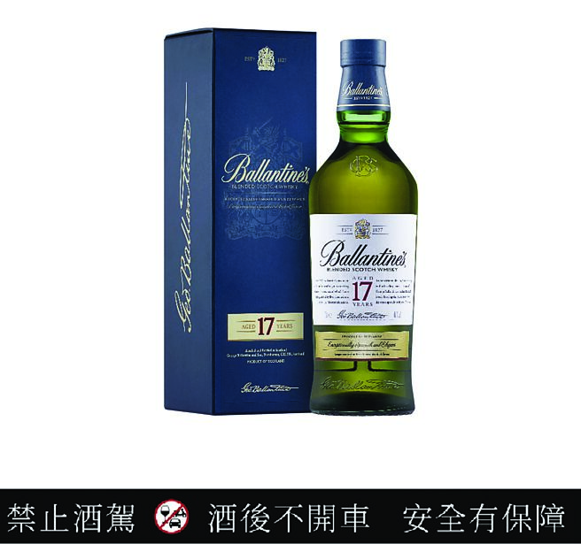 全球知名苏格兰威士忌品牌之一的「百龄罈」，不仅为欧洲销售第一名的威士忌，更居亚洲高年份产品销售之冠，其最经典的「百龄罈17年调和苏格兰威士忌」更是连续13年荣获国际各大烈酒竞赛的金奖肯定，被威士忌杂志（Whisky Magazine）誉为世界最推崇的威士忌之一。图／业者提供