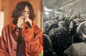 米津玄师开唱遇大雪！歌迷「难民级入场」笑喷网：冬季大迁移吗？