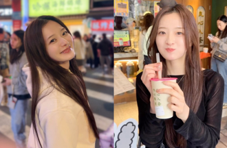 「东大最美校花」现踪寧夏夜市！被2食物征服 大讚台湾是天堂
