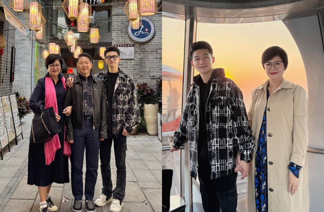 崔佩仪日前和老公、儿子相聚，一家三口到广州旅游。（图／翻摄自崔佩仪脸书）