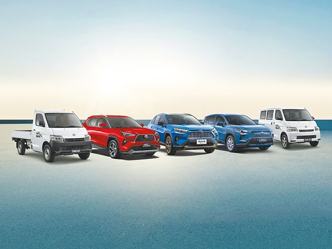 TOYOTA品牌全年登錄12.5萬台，蟬聯年度銷售冠軍。圖／和泰汽車提供