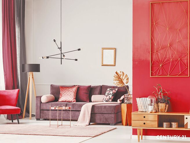 紅色是農曆新年的代表色，象徵吉祥與幸福。（21世紀不動產提供／王莫昀台北傳真） 要用請把圖片21世紀不動產刪掉_紅色是農曆新年的代表