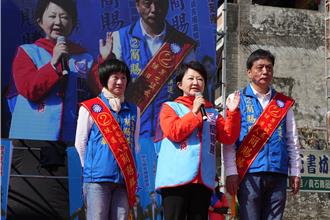 盧秀燕草屯輔選簡賜勝 批民進黨不談建設只喊罷免