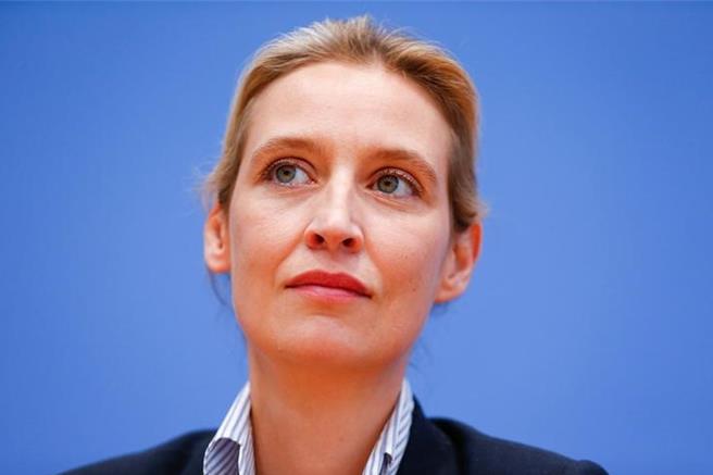 45岁的韦德尔，将前英相、着名的「铁娘子」柴契尔夫人，视为自己的政治偶像。（路透社）