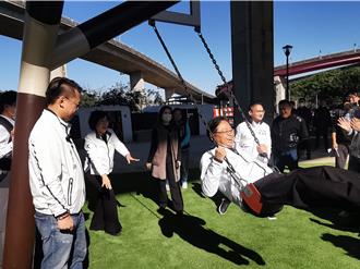 平鎮運動公園遊戲場完工 設置販賣部停車場休憩更便利