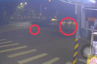 獨》可惡！醉男夜砸玻璃疑慣犯、騎士險摔 北投警積極偵辦