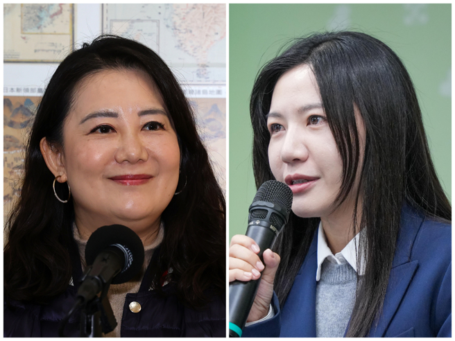 民进党立委吴思瑶（左）、吴沛忆（右）被点名认为是台北市较有可能罢免掉的立委。（合成图、素材取自中时资料照）