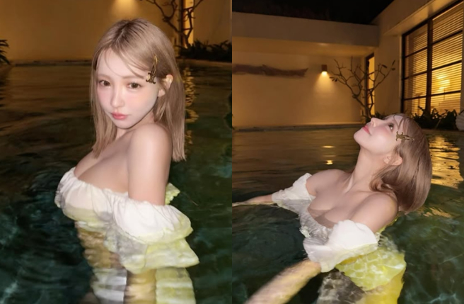 三上悠亚晒泳装辣照，解放G级火辣身材。（图／翻摄自三上悠亚 IG）