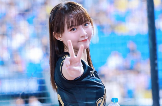 陈诗媛澄清，自己没有向乐天桃猿提出离队。（图／IG@10yuan.0424）