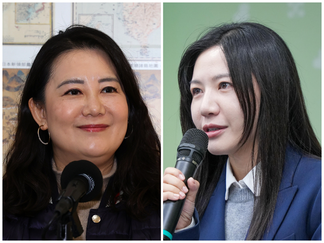 民进党立委吴思瑶（左）、吴沛忆（右）。（合成图、素材取自中时资料照）
