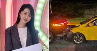 獨》黃西田愛女出車禍！ 黃露瑤停紅燈「遭後車未減速狠撞」