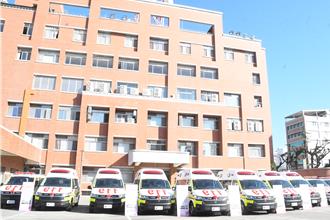 彰化消防局創紀錄 獲贈10輛、價值3590萬元救護車