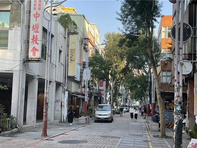 中壢區公所配合台灣燈會打造「光之長廊」徒步路線，串連中平商圈至機捷A22老街溪站引導遊客前往會場，進一步活絡地方經濟。(呂筱蟬攝)