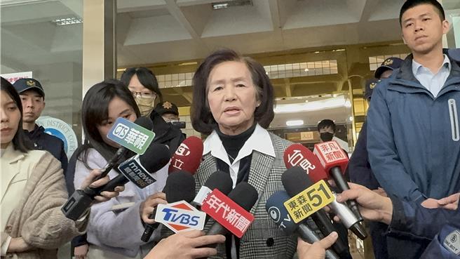 宜兰县长林姿妙因图利等罪被判12年6月，她觉得「自己没有做坏事」，至今仍无法接受被判重刑。（吴佩蓉摄）