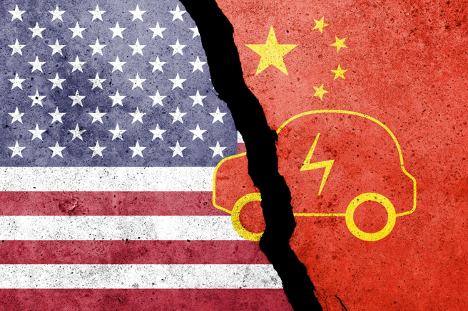 拜登政府发布新规范，几乎禁止中国大陆汽车进入美国市场。（示意图：shutterstock／达志）