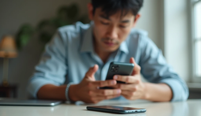 苗栗县一名男子阿德（化名）与前妻小美（化名）因离婚纠纷争执不休，竟涉嫌私自解锁小美手机，翻拍其通讯软体内的私人对话。（示意图、与本案无关／AI生成）