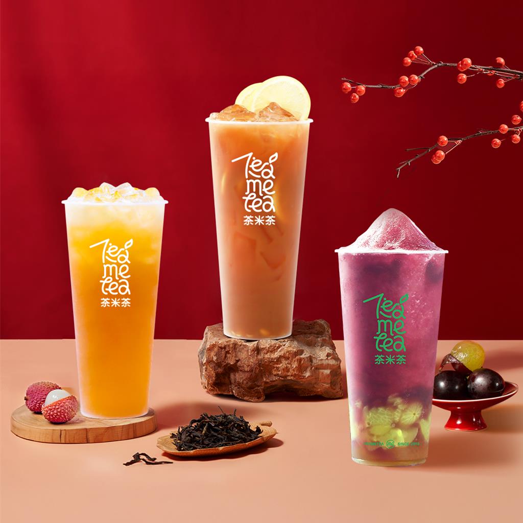 1月20日至2月16日,點購「果茶三劍客」,包括鮮檸檬錫蘭紅茶、海鹽荔枝茉香茶、鮮葡萄茉莉綠茶,可享買1送1優惠。(圖/呷哺呷哺集團)