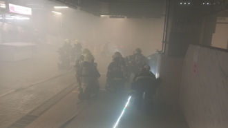 台北消防局環南市場進行火災演練  提升公共安全