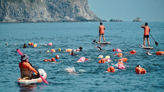 台灣最小泳士勇闖海洋！創下本島泳渡基隆嶼壯舉紀錄