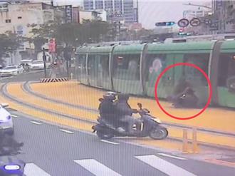 闖紅燈撞擊輕軌騎士竟肇逃！ 高捷公司報警抓人求償