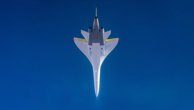 大噪公司的XB-1实验机达到0.95马赫，已达到跨音速领域。(图/Boom)