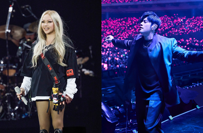 张惠妹、周杰伦去年底顺利在台北大巨蛋开唱。（图／声动娱乐提供、杰威尔音乐提供）