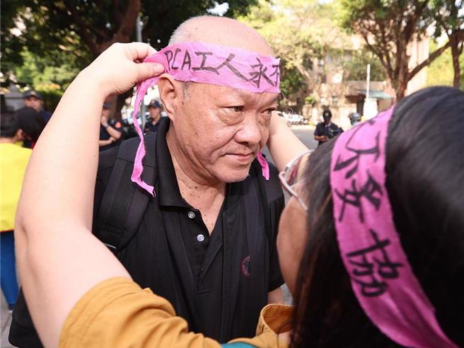 RCA员工关怀协会员工代表（中时资料照片，杜宜谙摄影）