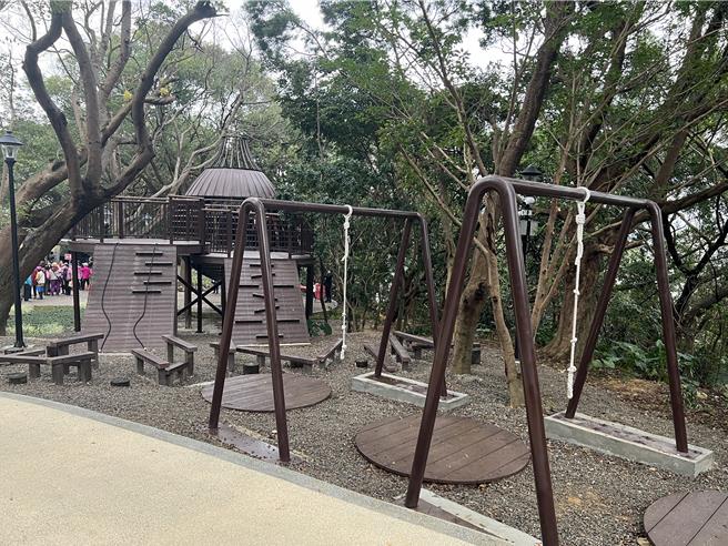 中和嘉穗公园优化改造后今正式启用。（王扬杰摄）