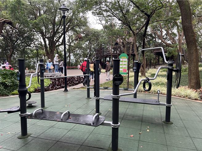 中和嘉穗公园优化改造后今正式启用。（王扬杰摄）