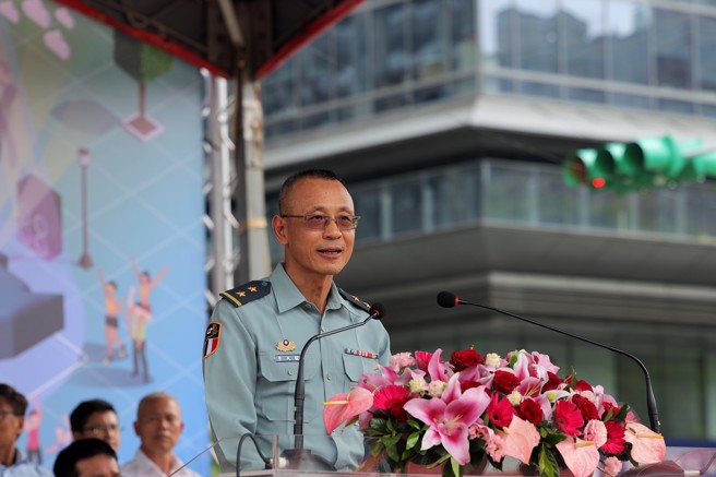 李天龙将接陆军副司令。(翻摄自汉声广播电台)