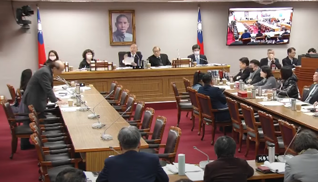 114年度中央政府总预算案15日开始朝野协商。（截自国会频道）
