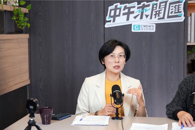 民进党立委林岱桦今接受网路节目专访。（《CNEWS匯流新闻网》提供）