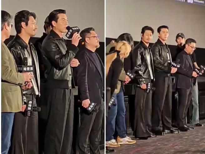 《哈爾濱》15日晚間在台北西門國賓影城舉行影人見面特別場。（讀者提供）