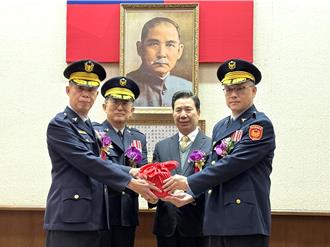 金門縣警局長布達上任  陳福海盼以豐富刑事經歷加強打詐緝毒