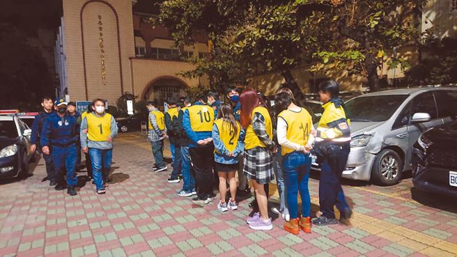 台南市警方2023年底破获性爱趴。（中时资料照）
