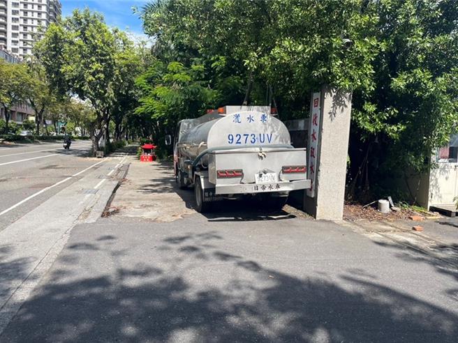 安平水资源回收中心取水地点。（水利局提供／宝智华台南传真）