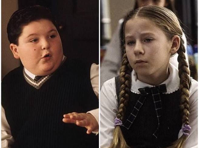 當年電影中的小童星安傑洛馬薩利和凱特琳黑爾，已結為夫妻。（圖／資料照）