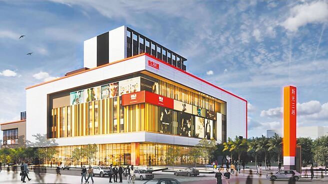 新光三越台南小北门店，将于今年中开幕。（形象图，新光三越提供）