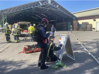 桃園消防演練金蘭醬油廠火災應變 模擬實境提升救災效能