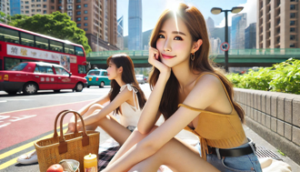 西门町「出租女友」地摊！爆乳辣妹服务全曝光 网揭暗黑真相