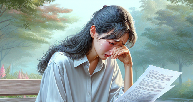 拿到钱就愿意离婚，不满这款烂赌父！女儿悲诉成长故事，请求免除扶养义务获准。（示意图、与本案无关／AI生成）