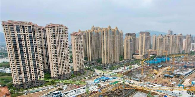 大陆房市示意图。图／中新社