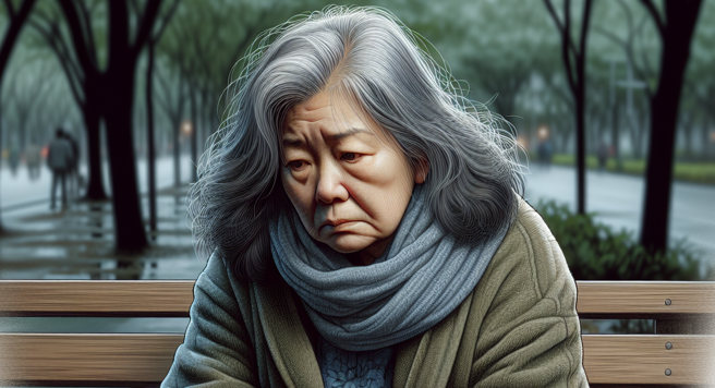 老妈称被家暴才离家再离婚，2个孩子不愿养她！法官判决免除他们的扶养义务。（示意图、与本案无关／AI生成）