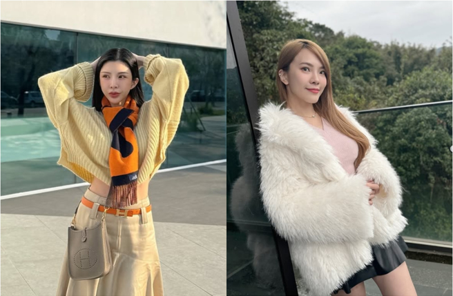 苏心宁(左)、小优(右)疑似友谊生变。（图／翻摄自苏心宁、小优 IG）